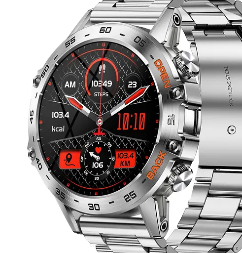 Годинник Smart Delta K52 Silver, 2 ремінця - фото 2