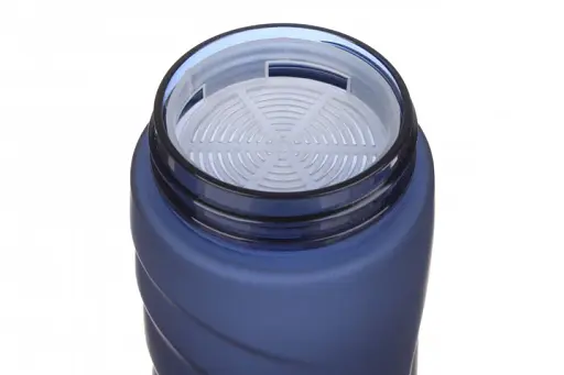 Пляшка для води спорт пластик 600 мл Laprida синя 23 см х 6 см (67-2823) - фото 5
