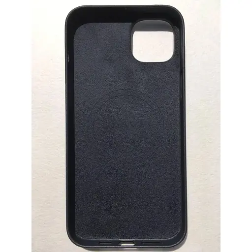 Оригинальный кожаный чехол Apple Leather Case MagSafe для iPhone 14 Plus (6.7") Black MPP93ZE/A - фото 8