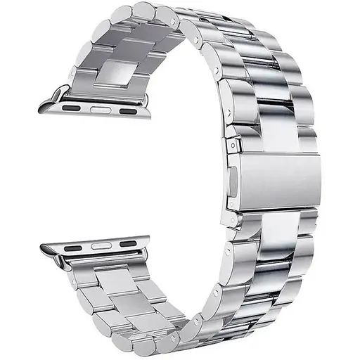 Ремешок Apple Watch Steel Strap 42/44/45/46/49 мм Серебристый - фото 1