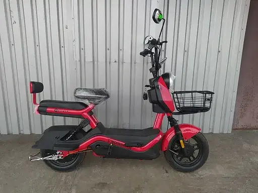 Електроскутер Двомісний Crosser CR1 (800W, 60V, 24ah графенові АБК) Червоний - фото 1