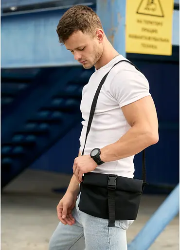 Сумка через плечо мужская Sambag 20х25х4 см sum0015141 - фото 1