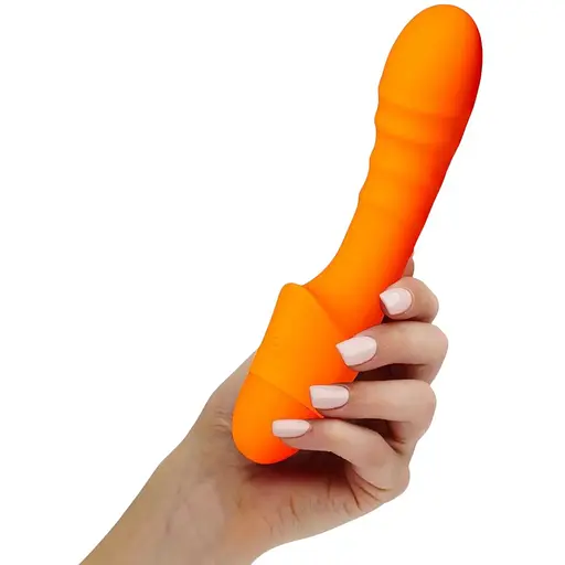 Ребристий вібратор для зони So Divine G Pash Ribbed G-Spot Vibrator Помаранчевий