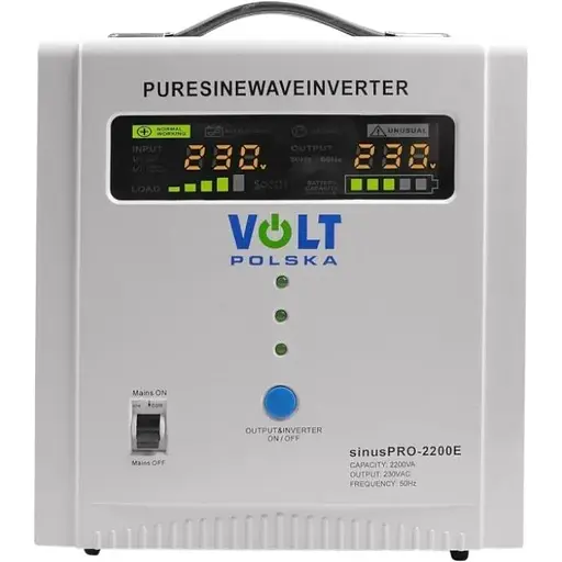 Джерело безперебійного живлення Volt Polska SINUS PRO 2200 E 12/230V (1600/2200W) 3SP092212E