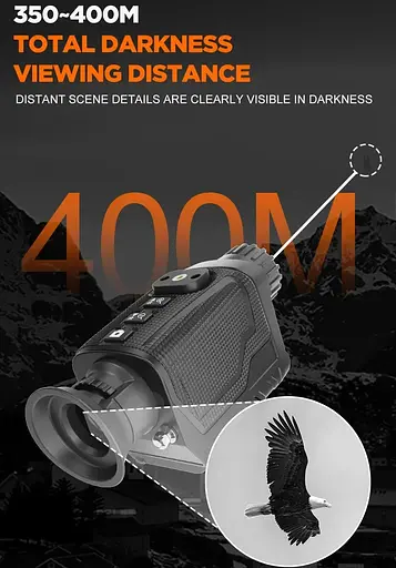 Монокуляр ночного видения NV8260 4K 1080P HD 8-кратным цифровым зумом + крепление на шлем - фото 8