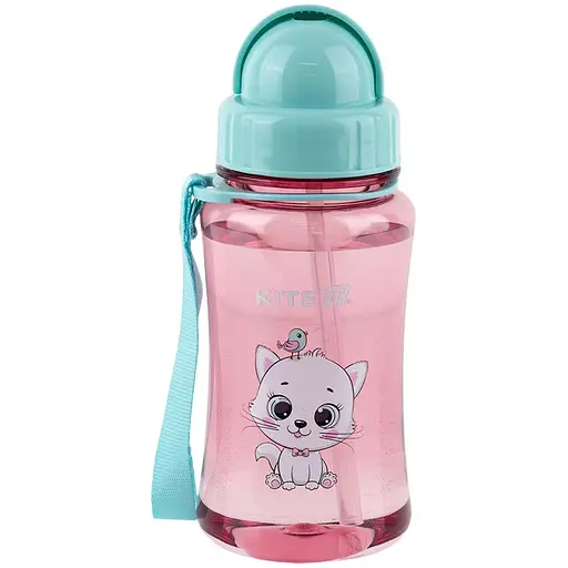 Бутылочка для воды Kite Kitty 350 мл розовато-голубая (K25-399-2)