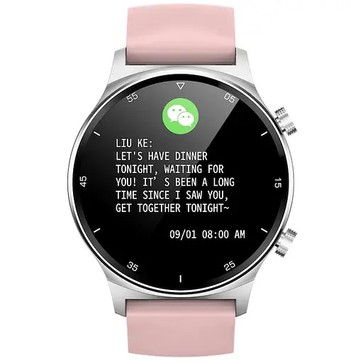 Умные часы Jiks Watch PRO с измерением давления Розовый - фото 5