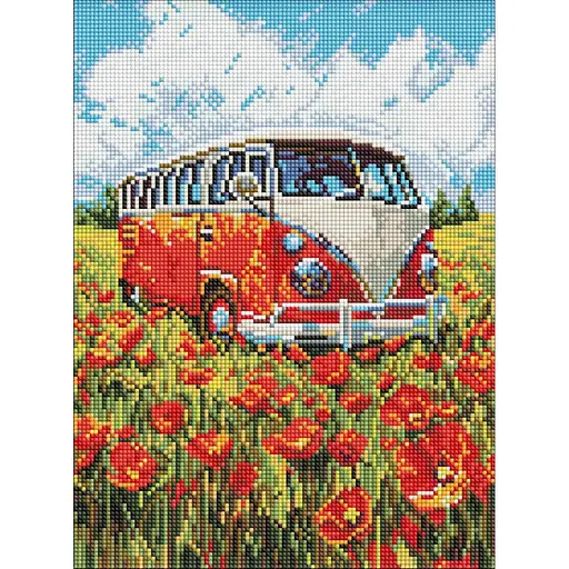 Алмазна мозаїка Подорож у червоне ©art_selena_ua Ідейка AMO8215, 30х40 см - фото 1