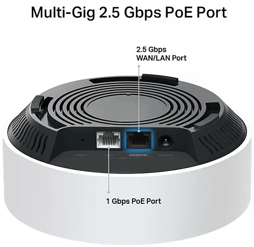 Роутер TP-Link Mesh Deco X50 PoE AX3000 1Pcs White 802.11ax (Deco-X50-PoE-1-pack) - фото 6