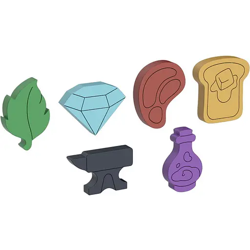 Аксесуар Tower Rex Делюкс-токени для гри "Вогнетвір" 210 шт. укр. (6525) - фото 1