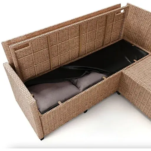 Комплект садовой мебели Di Volio Livorno Бежевый/Светло-серый - фото 4