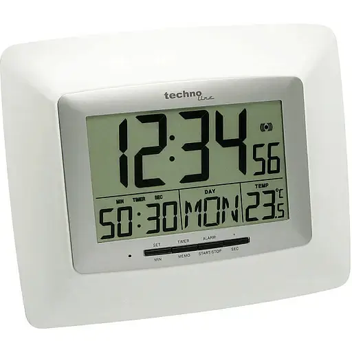 Часы настенные Technoline WS8100 White/Silver (WS8100) - фото 2
