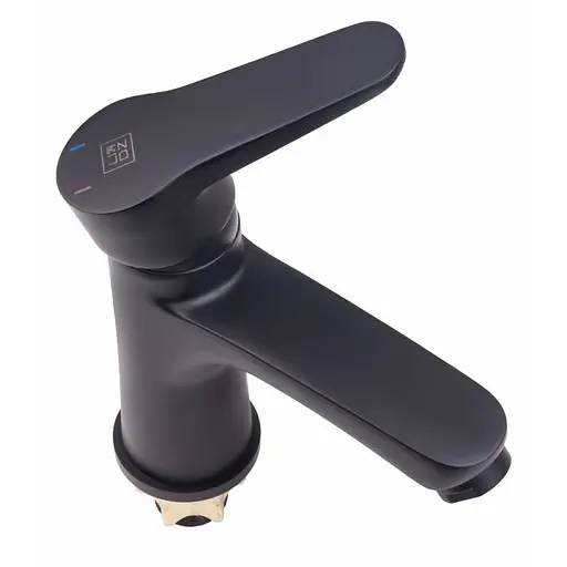 Змішувач для раковини Lidz (BLA)-14 43 001F Чорний матовий - фото 3