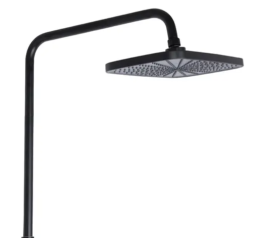 Душевая система универсальная Qtap Gemini Black Matt с изливом QTGEM111BLM45686 - фото 3