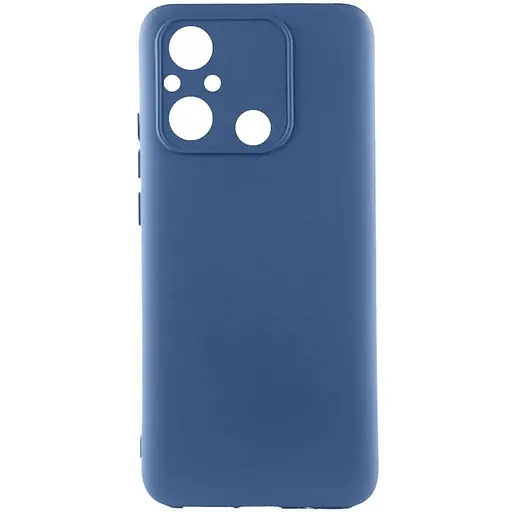 Чехол Getman TPU Liquid Silk Full Camera для Xiaomi Redmi 12C Синий/Navy Blue