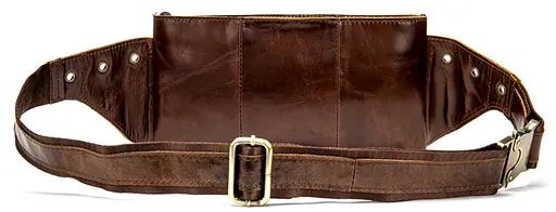 Чоловіча шкіряна сумка-бананка Vintage 23,5х13х3 см 000156015 - фото 2