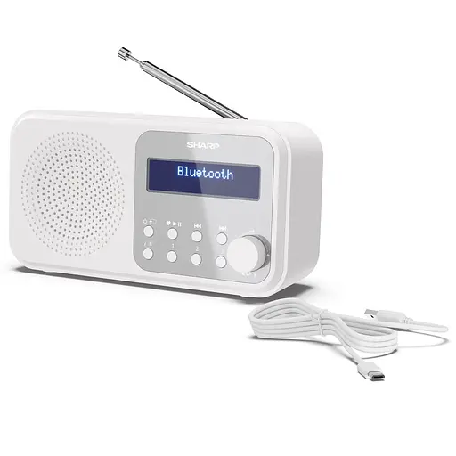 Радиоприемник Sharp DR-P420 White - фото 3