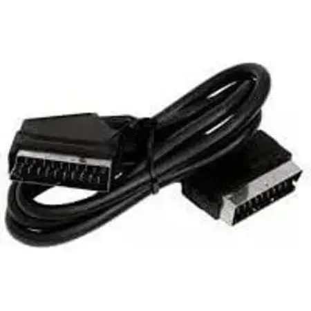 Шнур шт.скарт-шт.скарт 21 pin метал gold 5 м