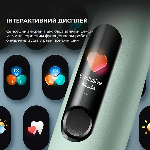 Електрична зубна щітка Oclean X Ultra Set Green - фото 6