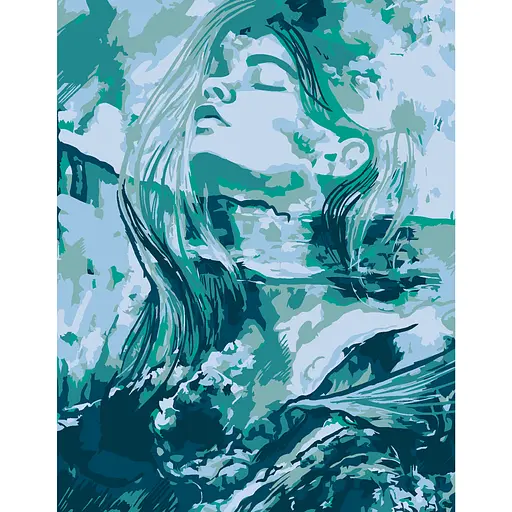 Картина за номерами Rosa Start Стихія води 35x45 см в коробці