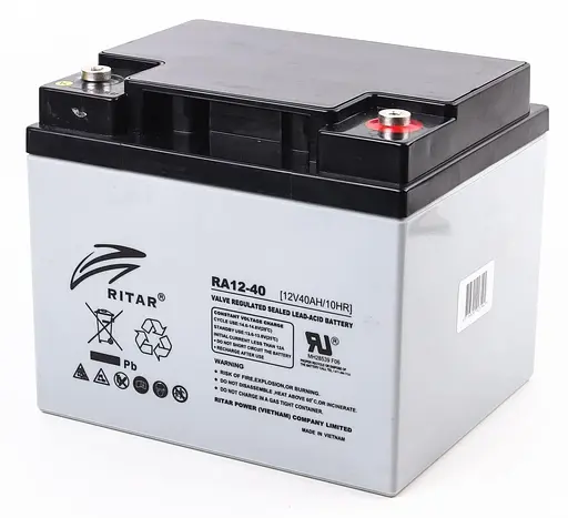 Акумуляторна батарея для ДБЖ Ritar AGM 12 V / 40 А*ч (RA12-40) - фото 1