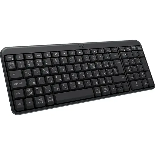 Клавіатура Logitech K250 Wireless UKR Graphite (920-013822) - фото 1