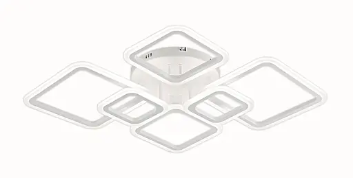LED Стельова Люстра 5107-2+2+2 (Білий)