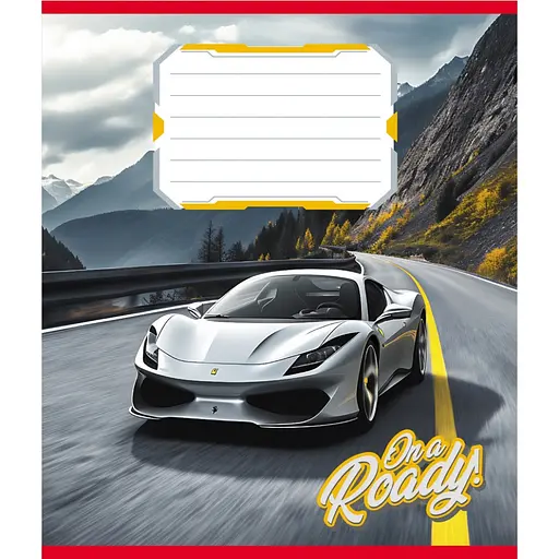 Зошит учнівський "В дорогу" Leader 012-520163L-1 в лінію, 12 аркушів - фото 1