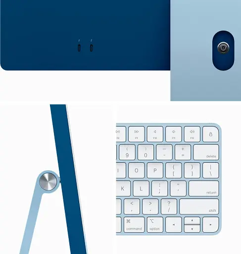 Моноблок Apple iMac 24" M3 8GPU 256GB Blue (MQRC3) 2023 [99092] - фото 4