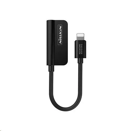 Кабель-переходник Nillkin RockPower audio adapter-Lightning to Lightning&3.5mm Black (Черный)