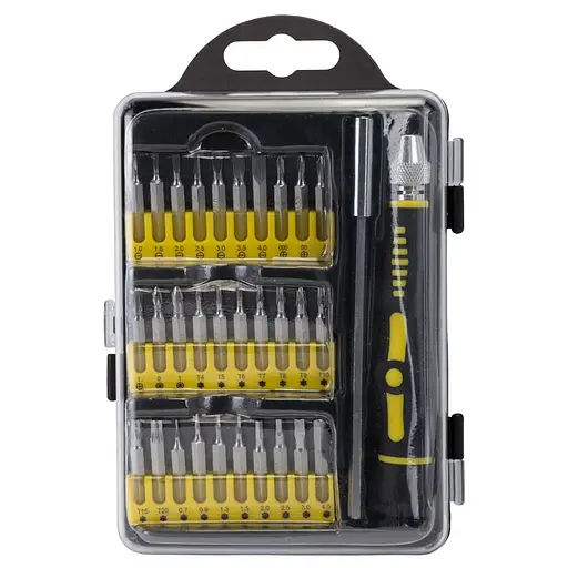 Набір годинникових викруток Sigma 30 в 1 CrV з подовжувачем в кейсі 4003021 - фото 5