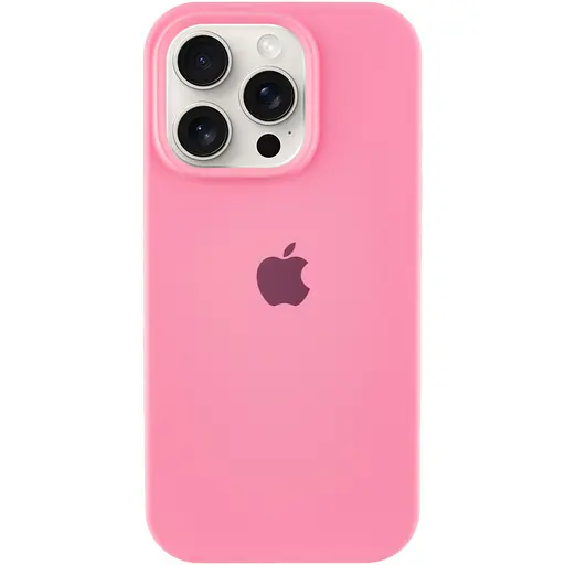 Чохол Silicone Case Full Protective (AA) для Apple iPhone 16 Pro (6.3) Рожевий / Pink - фото 1