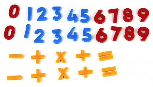 Набор магнитных букв и цифр 0703 EUR на рус,англ,укр. языках - фото 4