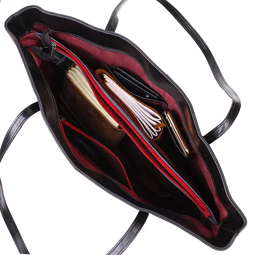 Сумка кожаная женская Vintage 36х30х12 см sum0022695 - фото 5