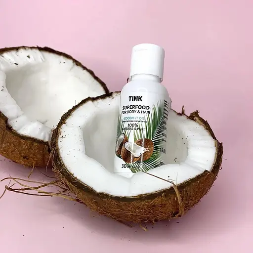 Кокосовое масло Tink Coconut Oil косметическое 30 мл - фото 4