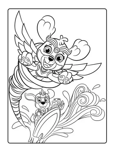 Мегащенята. Активіті-розмальовка. Нове завдання - фото 5