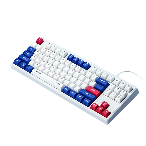 Клавіатура INPHIC K9 ENG White Blue - фото 2