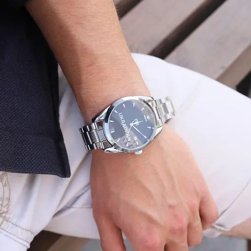 Мужские наручные часы Besta I am Ukrainian (Серебристые) - фото 8