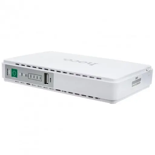 ИБП USP для роутера Hoco DB25 UPS White 8800mAh/18W/1USB/1*9-12V/1*5V/POE 15/24V - фото 4