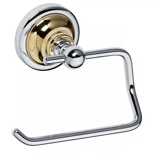 Тримач для туалетного паперу Bemeta Retro 144212028 Золотий - фото 1