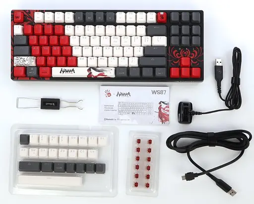 Клавиатура Bloody WS87 RGB Naraka Black - фото 6