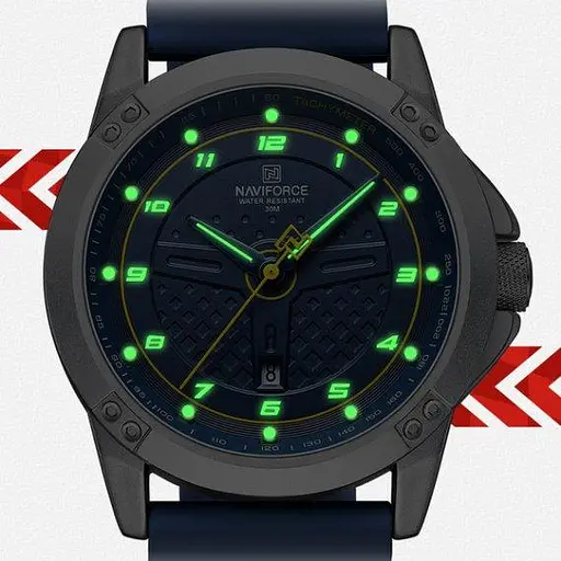 Часы мужские наручные Naviforce Lagune (Синие) - фото 8