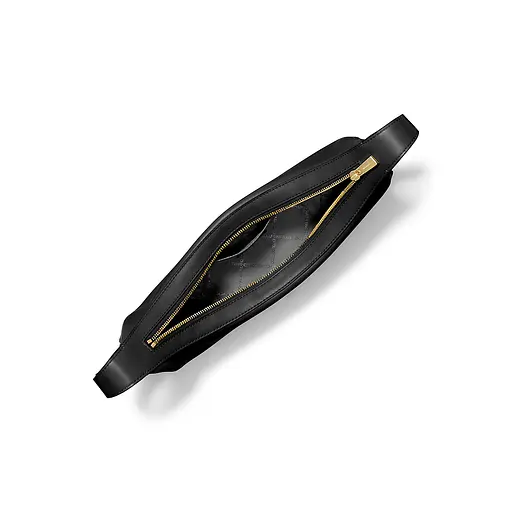 Жіноча сумка MICHAEL KORS Avra Medium Leather Crossbody Bag (BLACK) - фото 2