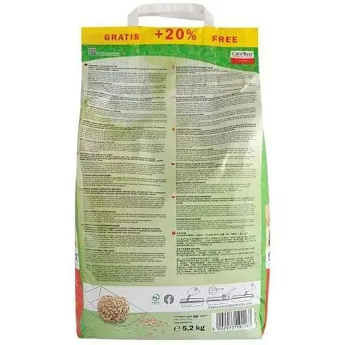 Наполнитель Cat’s Best Original для кошачьего туалета деревянный 10+2л/5.2кг - фото 4
