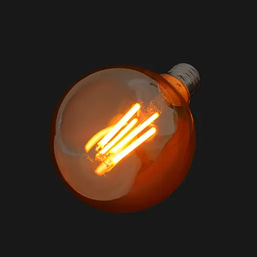 Лампа Brille світлодіодна LED 12W E27 COG WW G95 Amber 220 В - фото 4