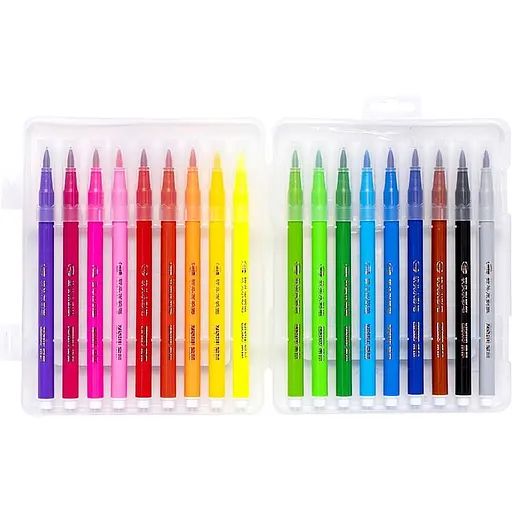 Дитячий набір фломастерів Bambi 215-18(Pink) 18 кольорів - фото 2