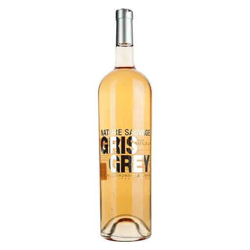 Вино Nature Sauvage Gris Grey Rose VDT, рожеве, сухое 1,5 л
