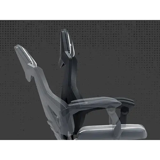 Ігрове крісло Canyon Flow MCH01 Mesh Black White (CNE-MCH01W) - фото 7