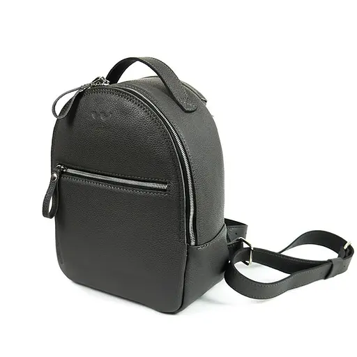 Шкіряний рюкзак Groove S графітний - фото 3