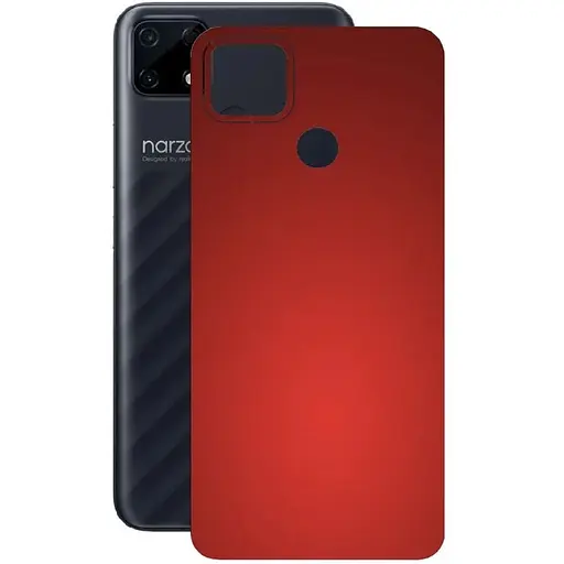 Захисна плівка StatusSKIN для Realme Narzo 30A 2021 Корпус Вініл червона, матова - фото 1